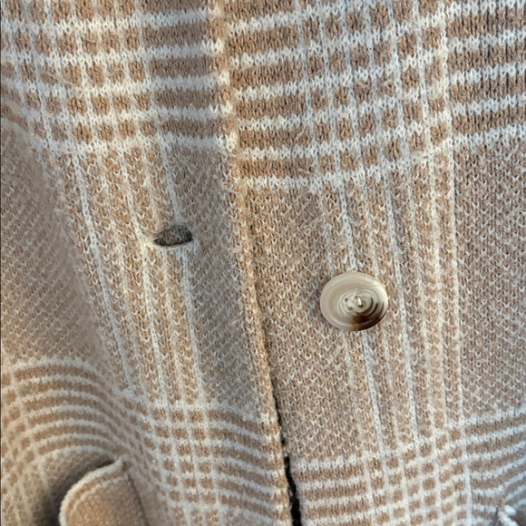 Carly Jean Los Angeles Cotton Sweater Duster Trench - Picture 3 of 5